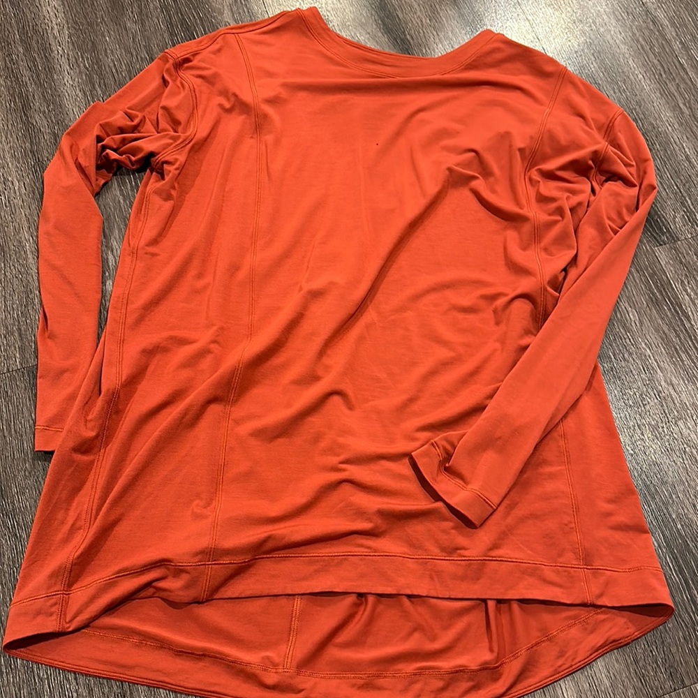 Lululemon modal long sleeve shirt. So soft and beautiful color. Worn once!